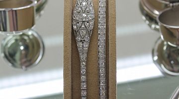 Art Deco Platinum Diamond Bracelets