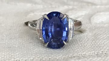 5.61ct Ceylon Sapphire Ring